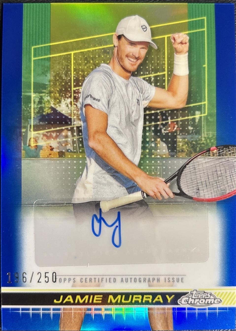 Jamie Murray [Blue Refractor] #TCA-JMY