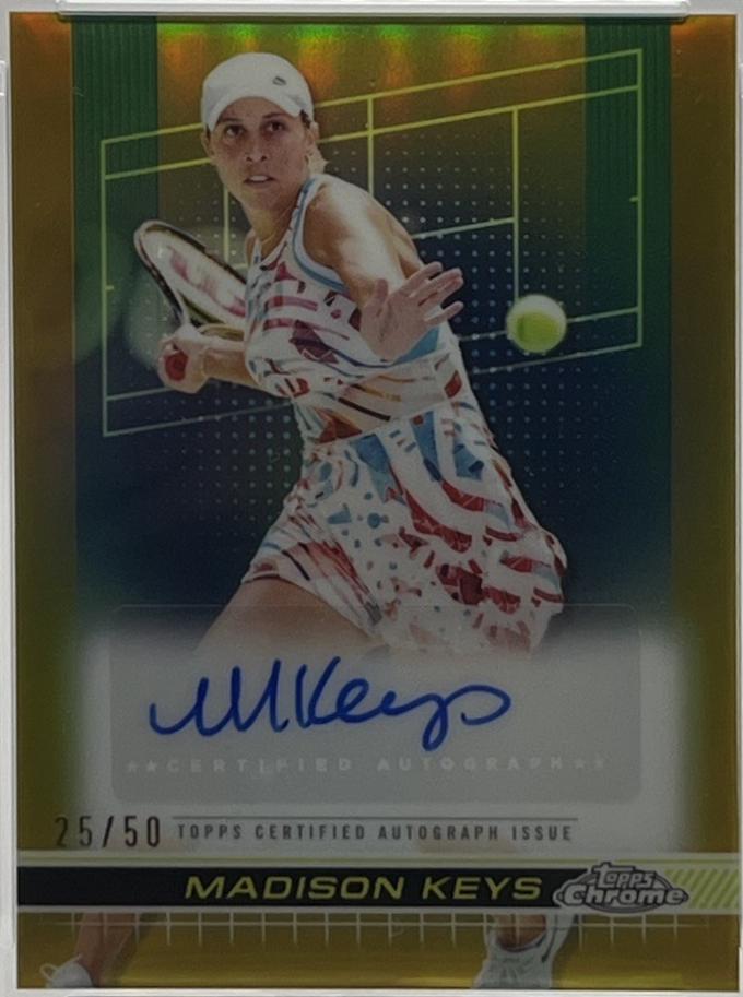 Madison Keys [Gold Refractor] #TCA-MKS