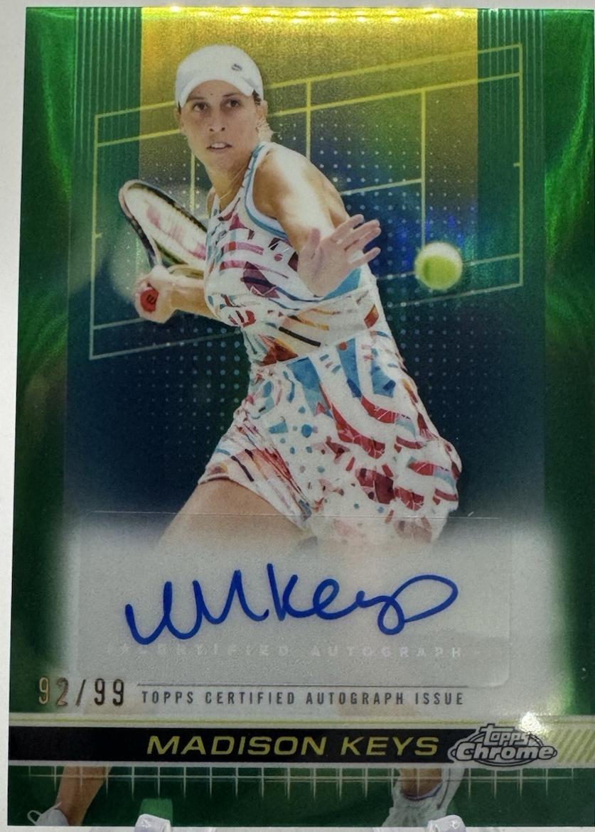 Madison Keys [Green Grass Court Refractor] #TCA-MKS