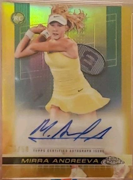Mirra Andreeva [Gold Refractor] #TCA-MAA