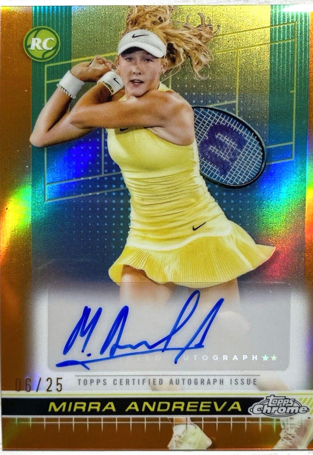Mirra Andreeva [Orange Refractor] #TCA-MAA