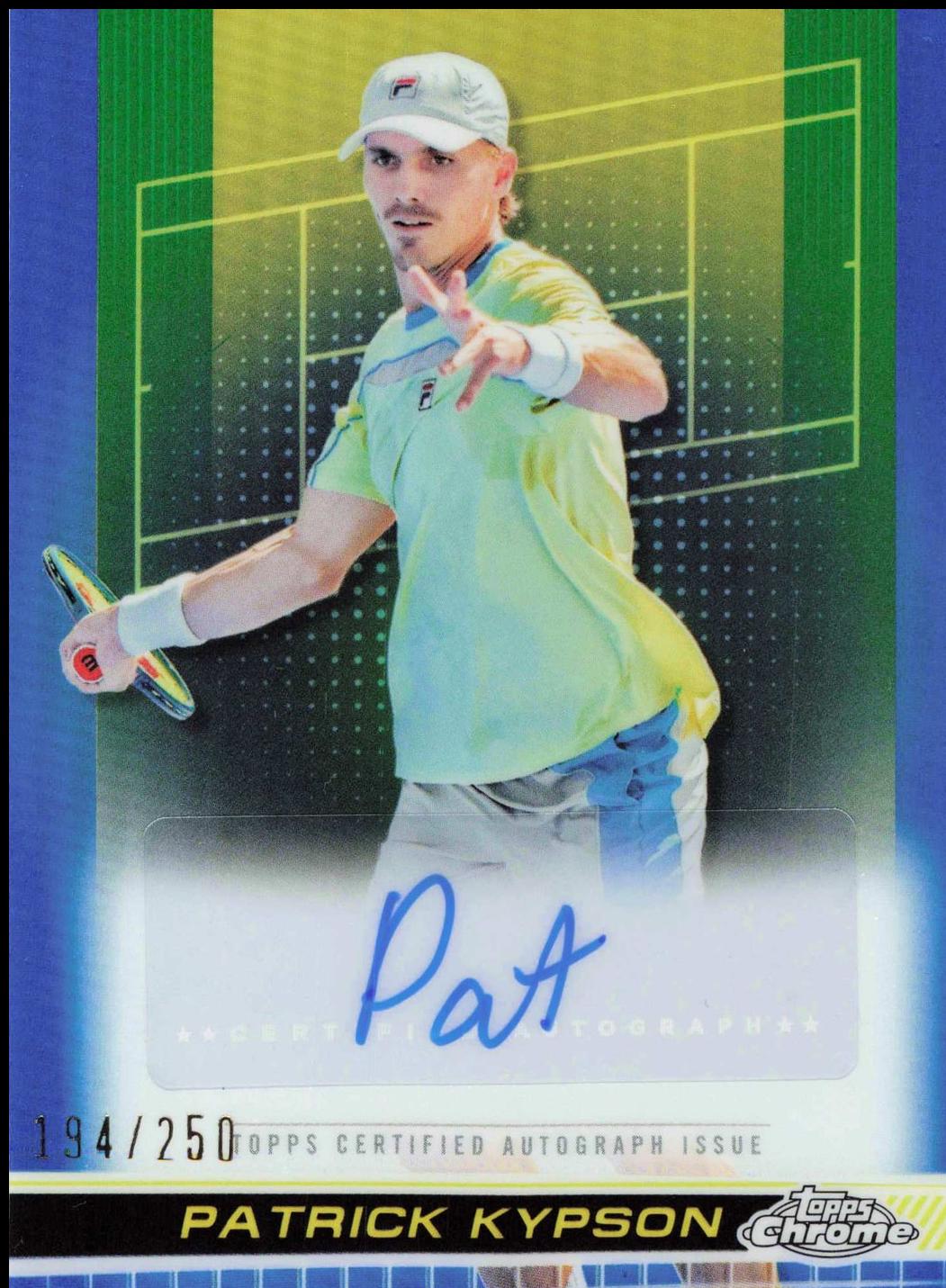 Patrick Kypson [Blue Refractor] #TCA-PKN