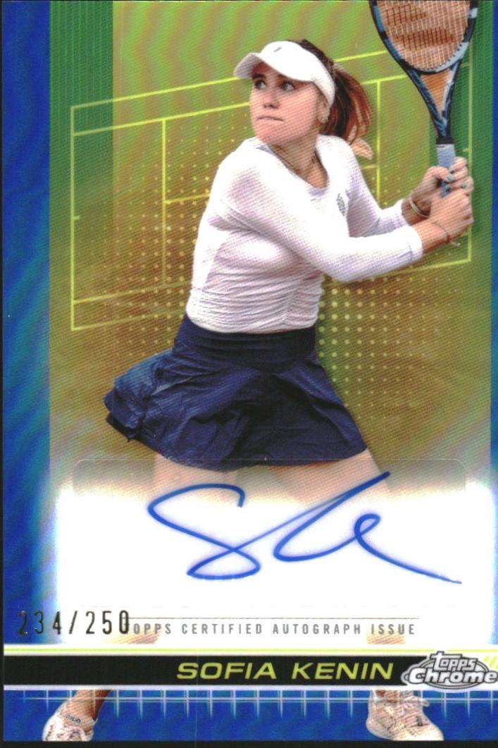 Sofia Kenin [Blue Refractor] #TCA-SKN
