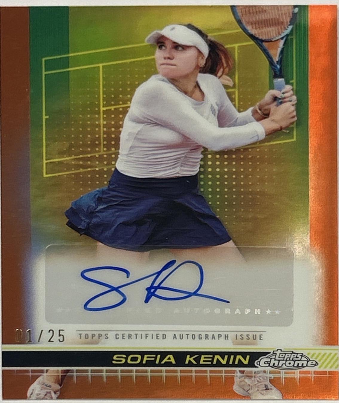 Sofia Kenin [Orange Refractor] #TCA-SKN