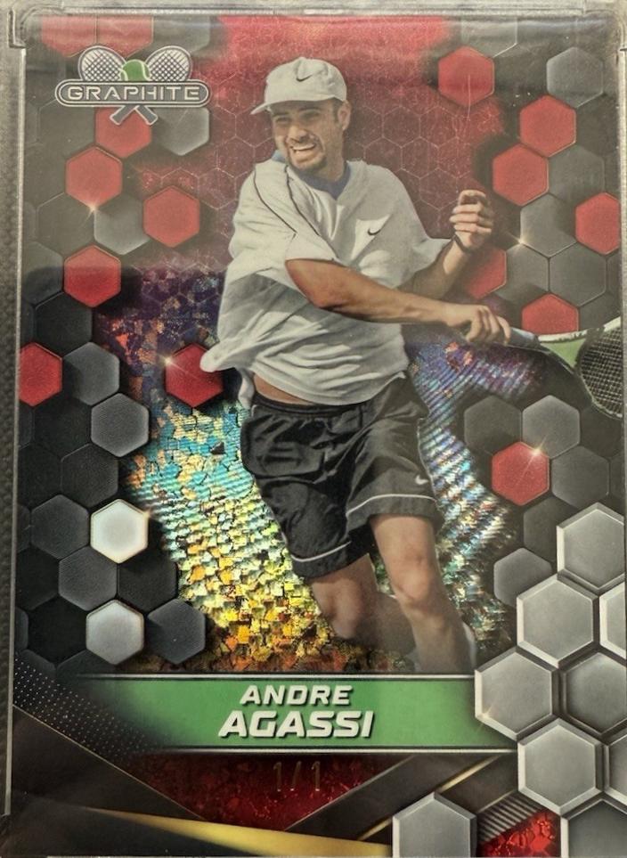 Andre Agassi [Red Crystalline Refractor] #137
