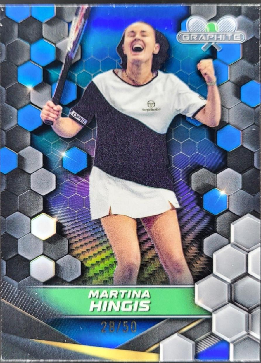 Martina Hingis [Blue Refractor] #98