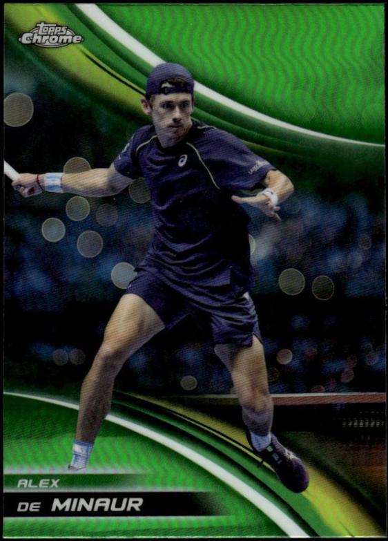 Alex de Minaur [Lime Green Refractor] #12