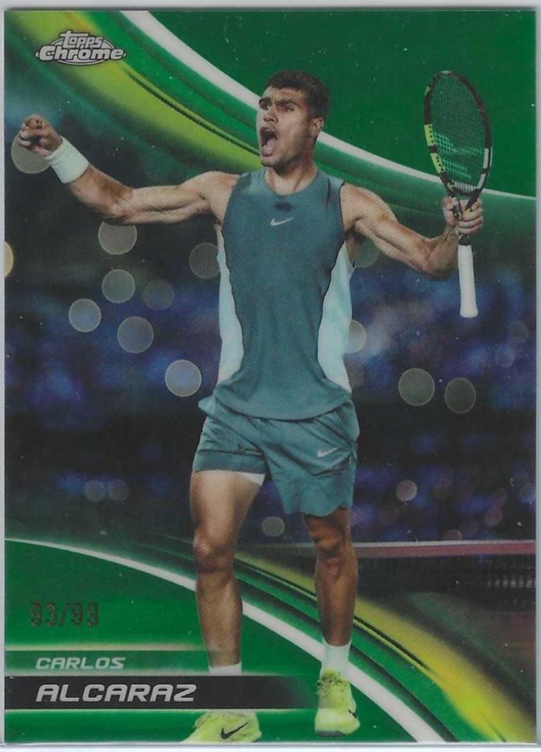 Carlos Alcaraz [Green Refractor] #1