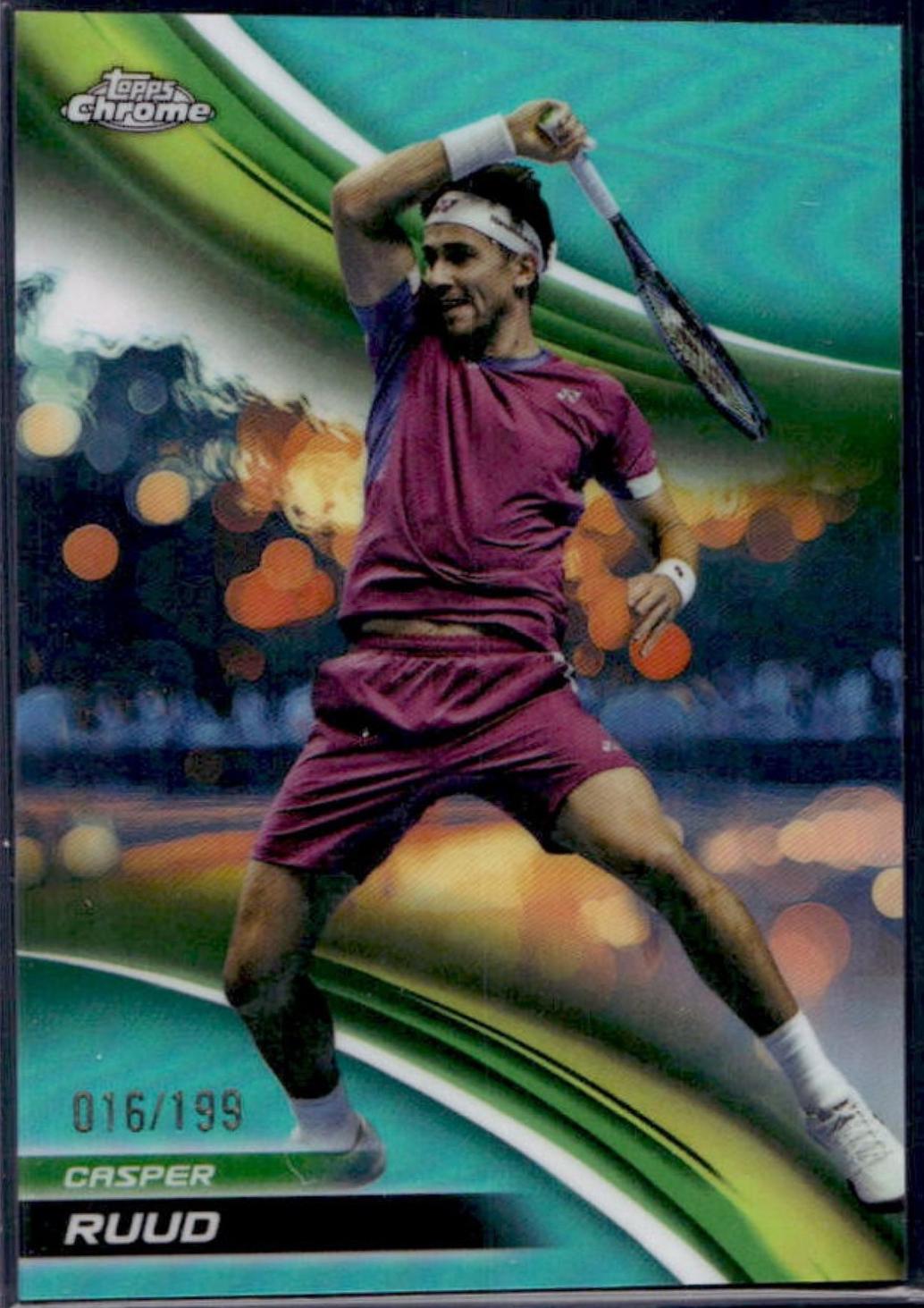 Casper Ruud [Aqua Refractor] #9