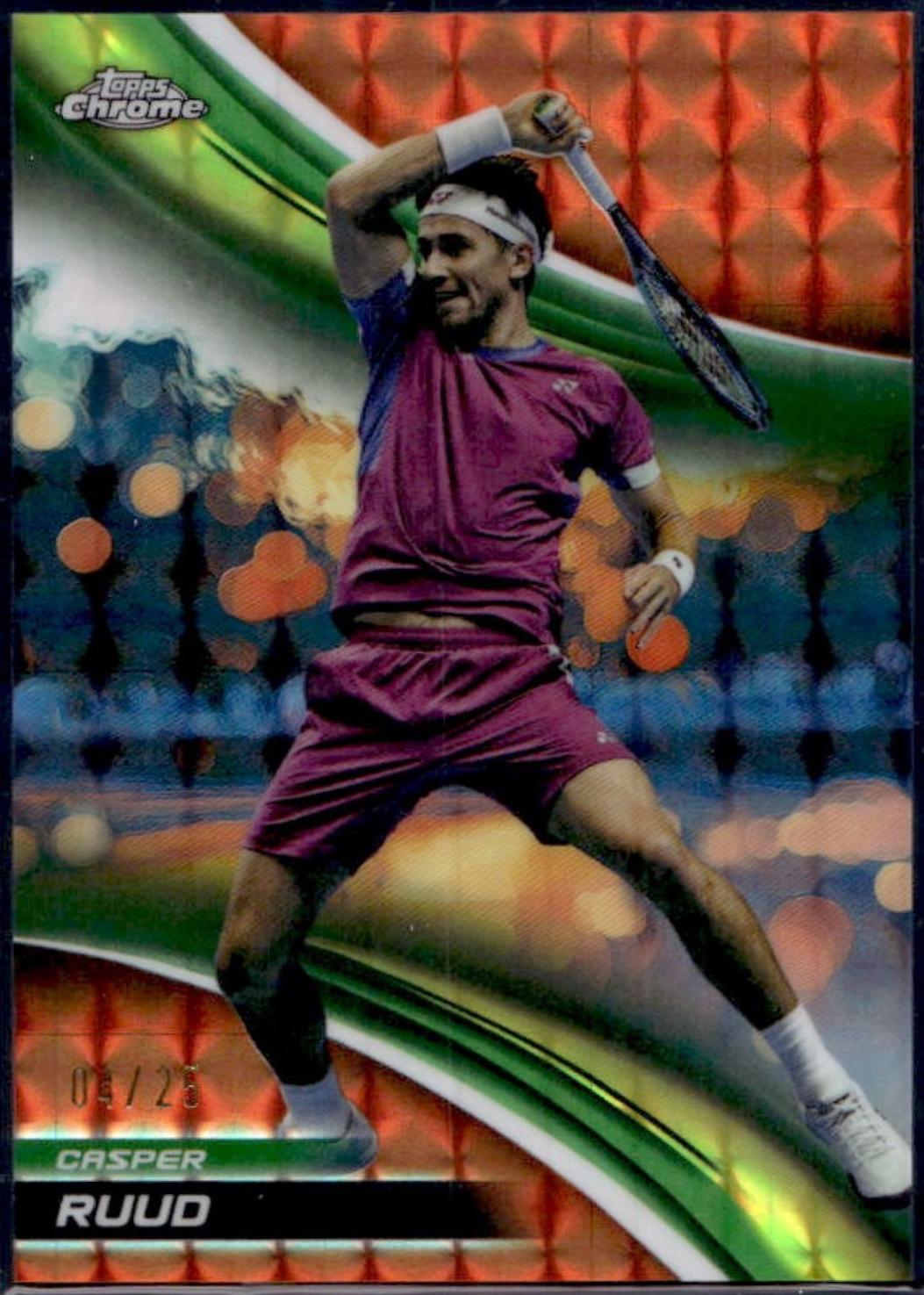 Casper Ruud [Orange Geometric Refractor] #9