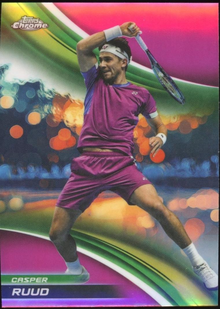 Casper Ruud [Pink Refractor] #9