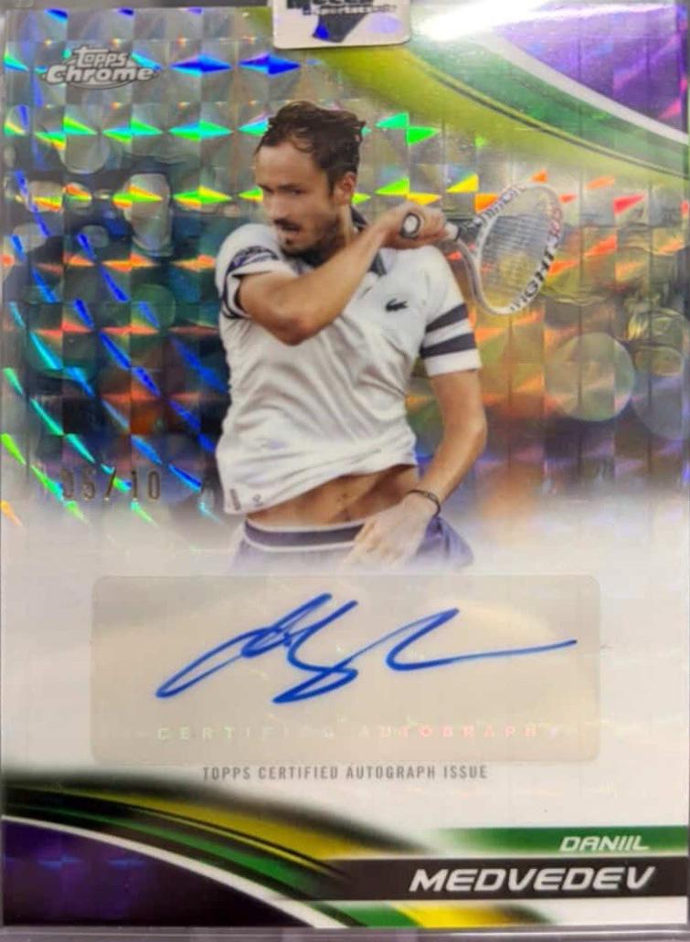Daniil Medvedev [Purple Geometric Refractor] #3