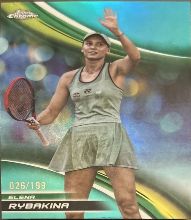 Elena Rybakina [Aqua Refractor] #4