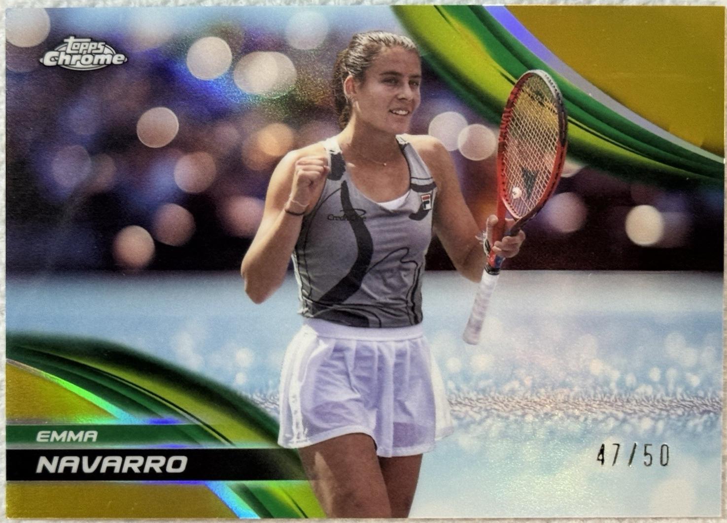 Emma Navarro [Gold Refractor] #10