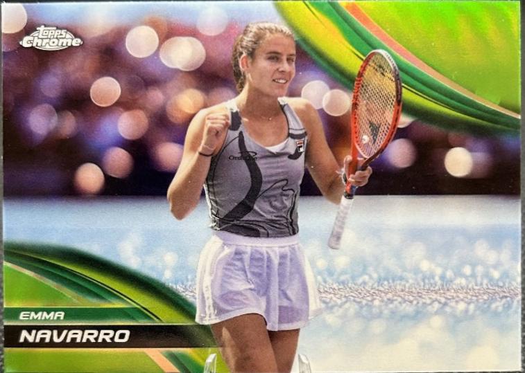 Emma Navarro [Lime Green Refractor] #10