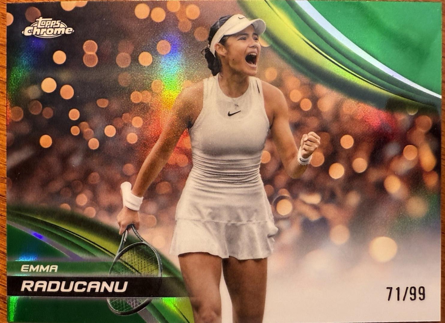 Emma Raducanu [Green Refractor] #79