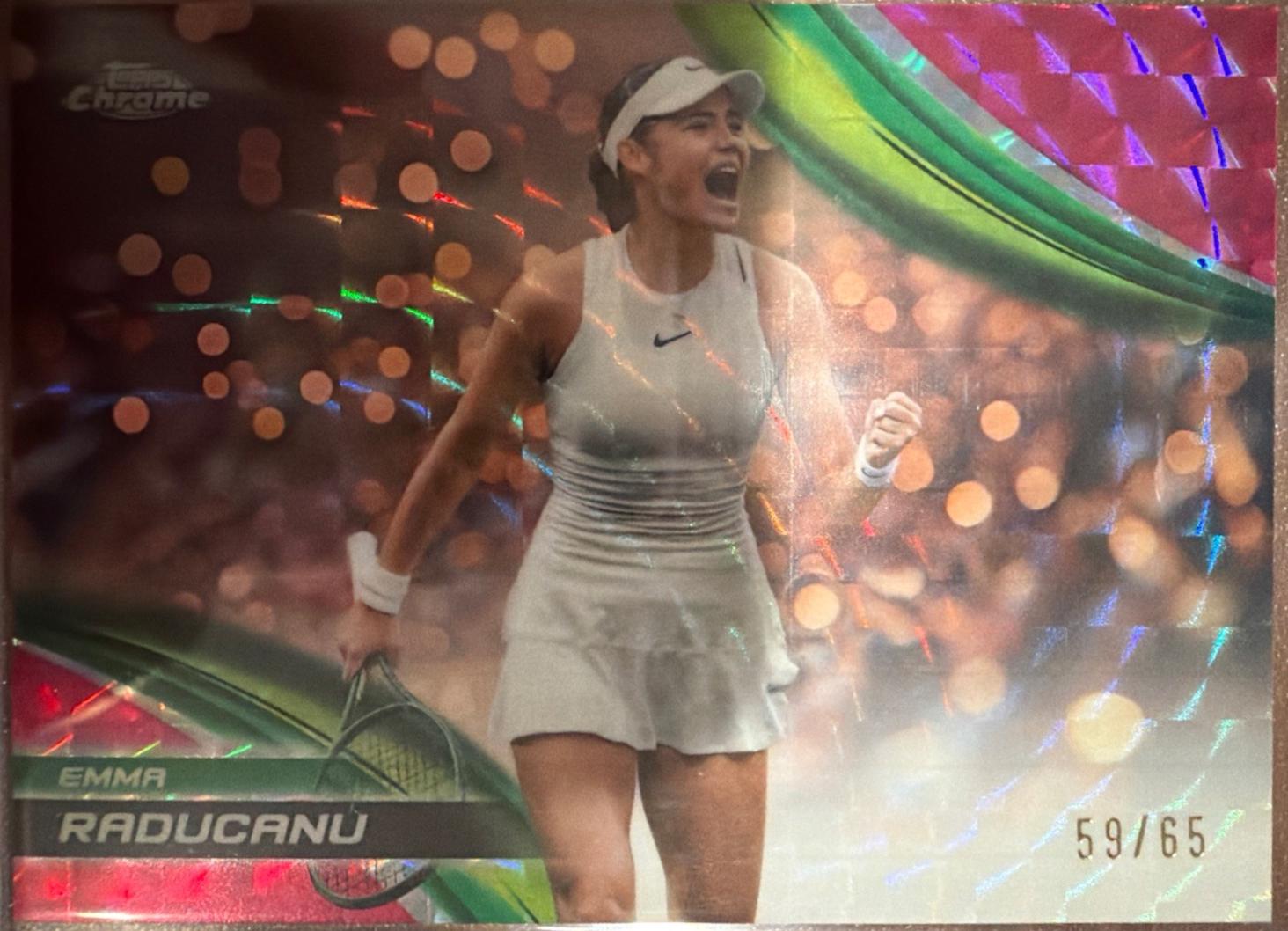 Emma Raducanu [Pink Geometric Refractor] #79