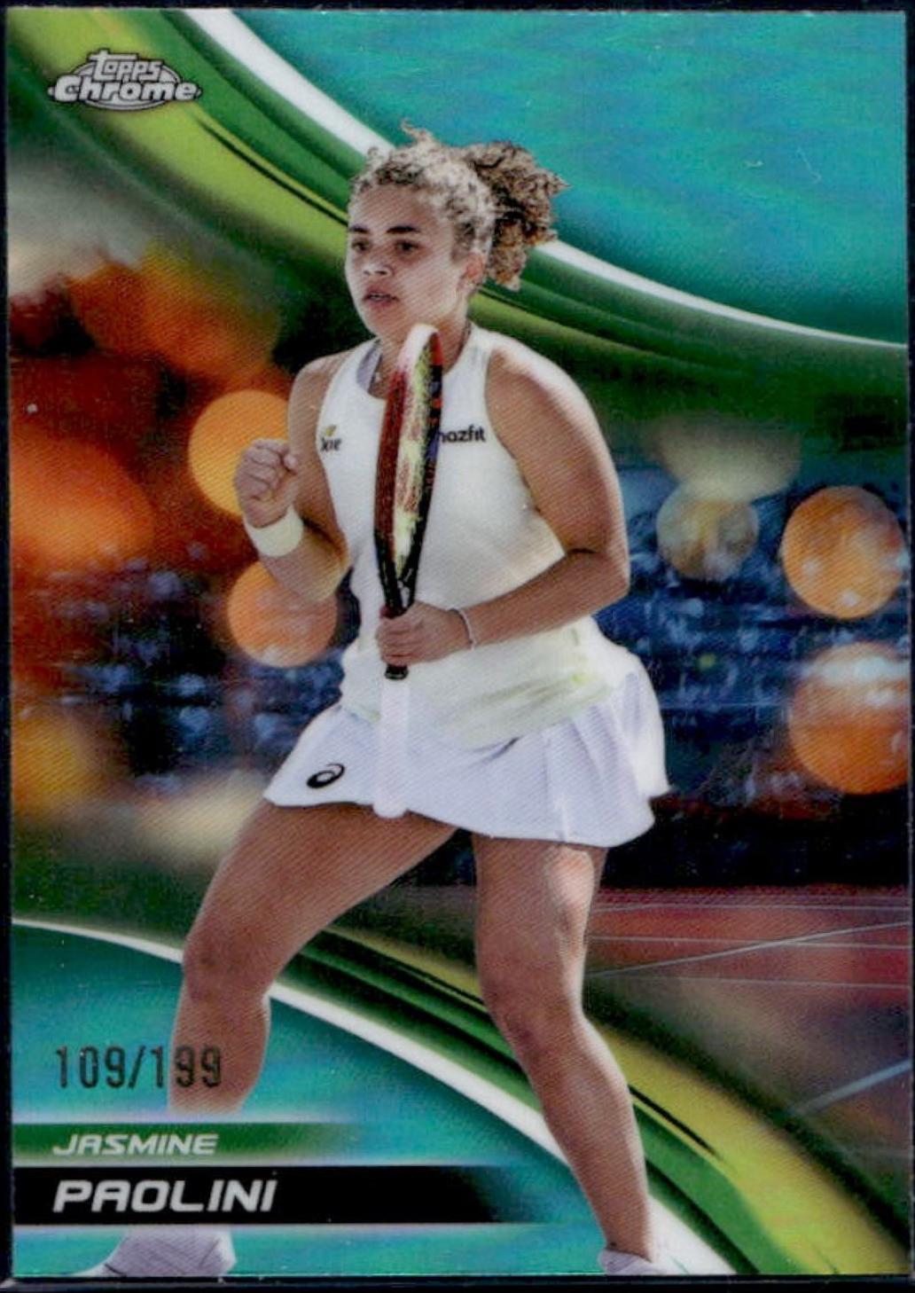 Jasmine Paolini [Aqua Refractor] #6