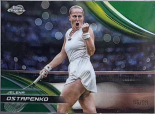 Jelena Ostapenko [Green Refractor] #23