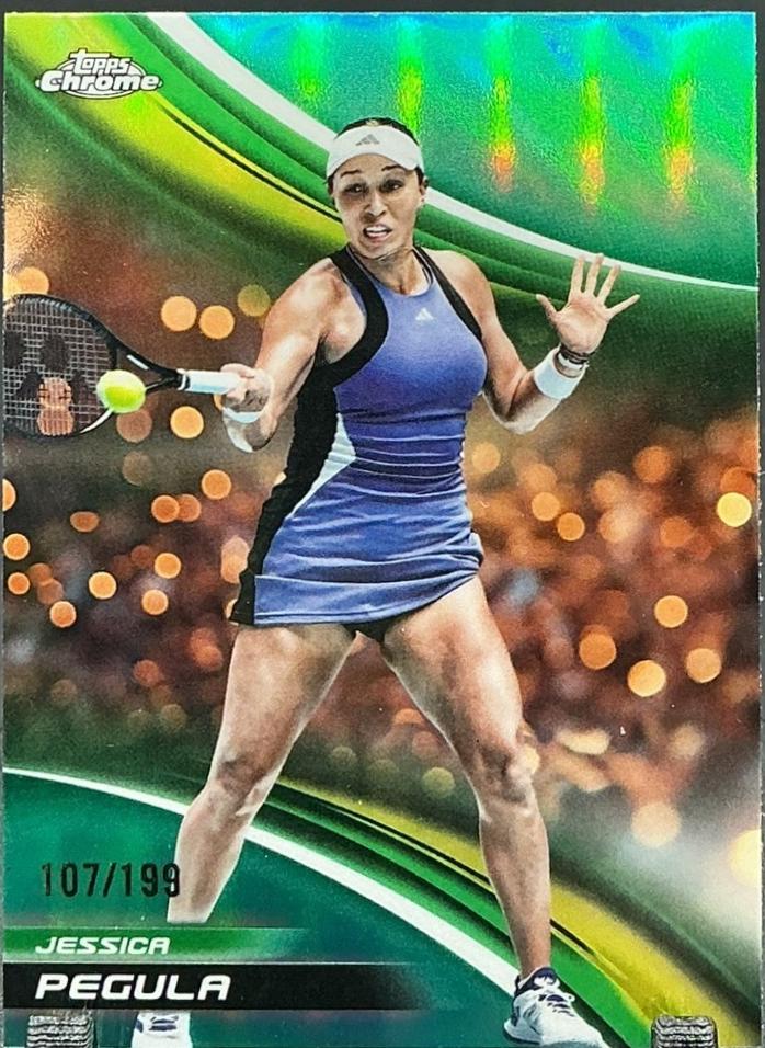 Jessica Pegula [Aqua Refractor] #2