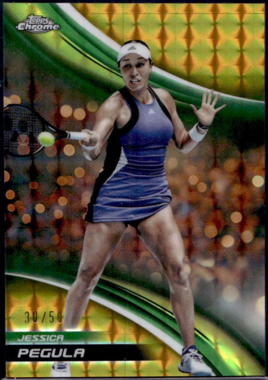 Jessica Pegula [Gold Geometric Refractor] #2