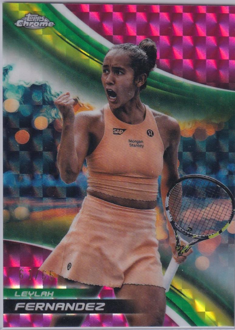 Leylah Fernandez [Pink Geometric Refractor] #53