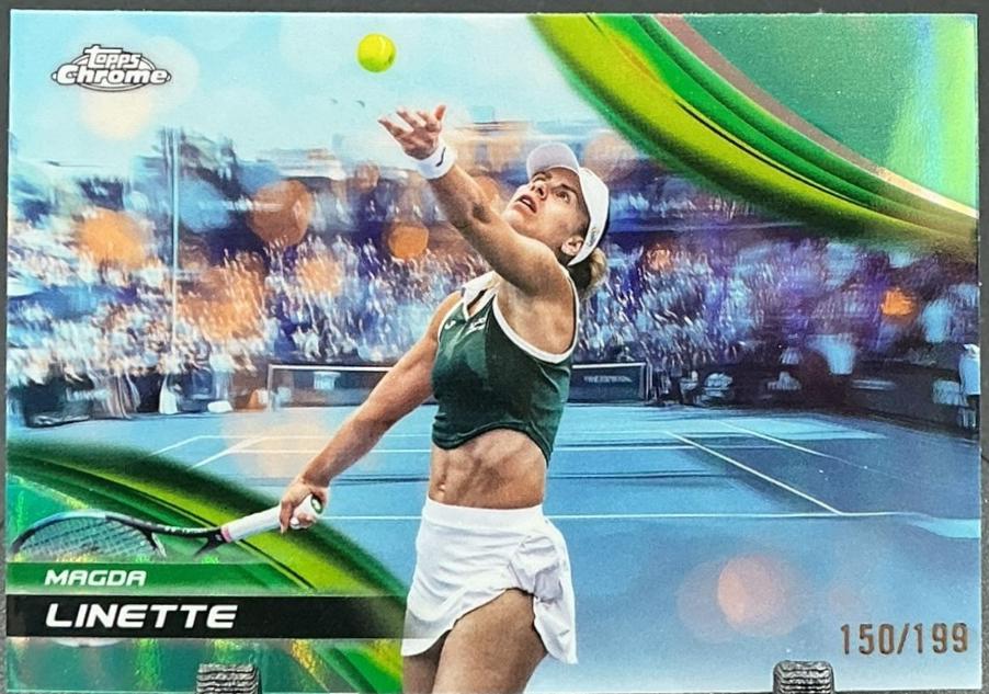 Magda Linette [Aqua Refractor] #60