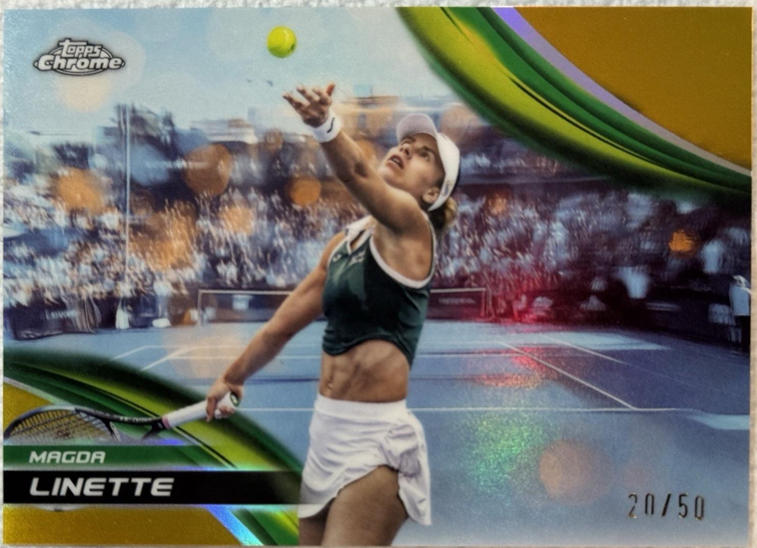 Magda Linette [Gold Refractor] #60