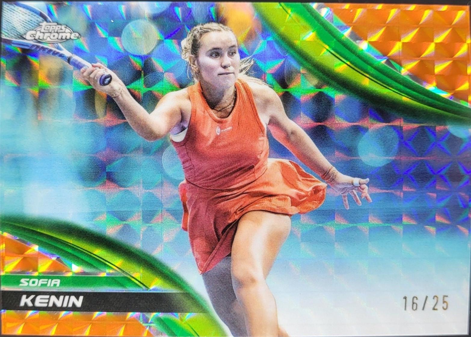 Sofia Kenin [Orange Geometric Refractor] #181