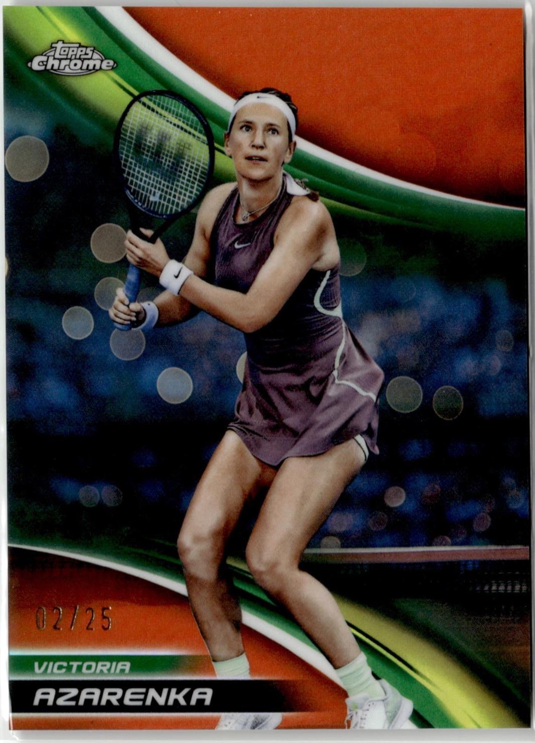Victoria Azarenka [Orange Refractor] #34