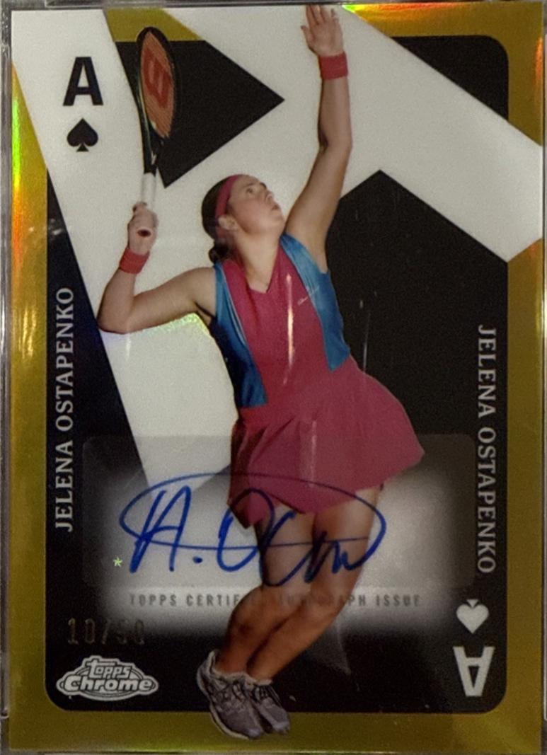 Jelena Ostapenko [Gold Refractor] #TCA-JOO