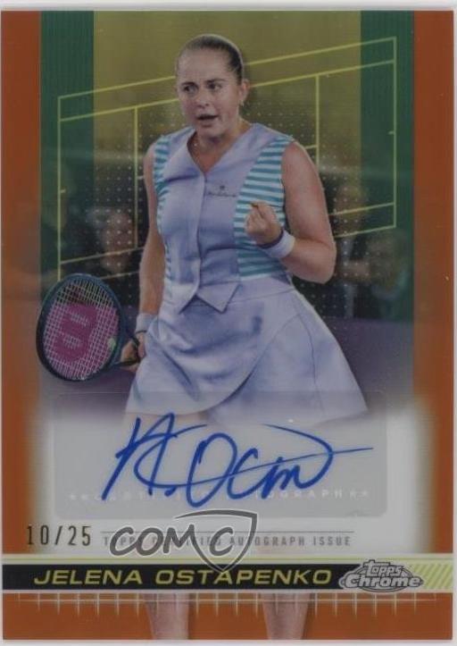 Jelena Ostapenko [Orange Refractor] #TCA-JOO
