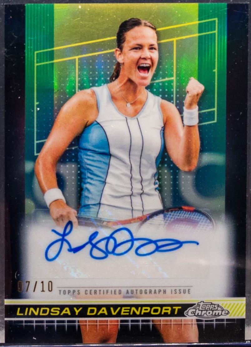 Lindsay Davenport [Black Refractor] #TCA-LDT