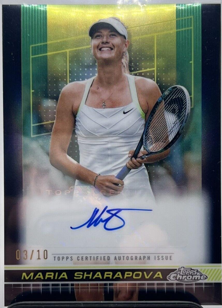 Maria Sharapova [Black Refractor] #TCA-MSA