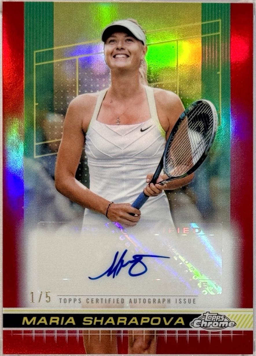 Maria Sharapova [Red Refractor] #TCA-MSA