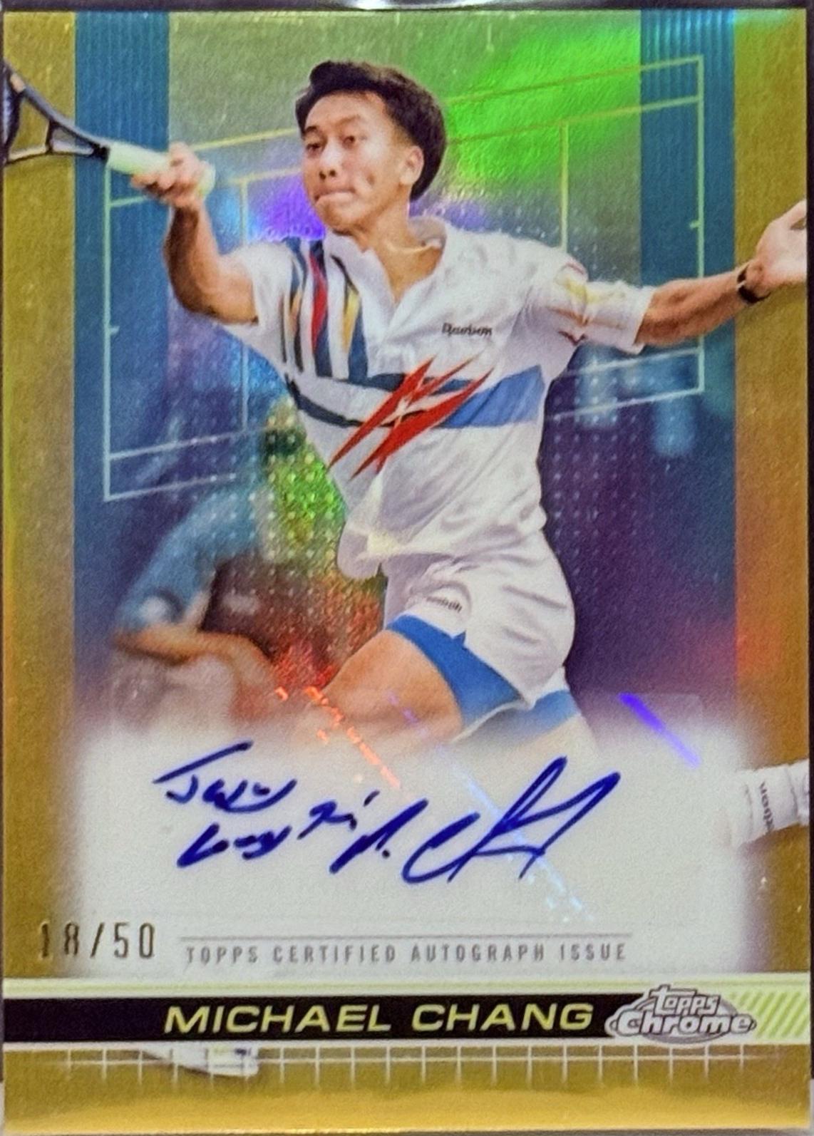 Michael Chang [Gold Refractor] #TCA-MCG