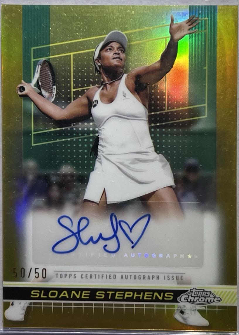 Sloane Stephens [Gold Refractor] #TCA-SSS