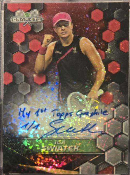 Iga Swiatek [Red Crystalline Refractor] #GS-ISK