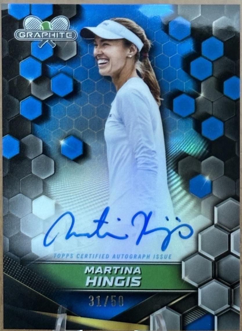 Martina Hingis [Blue Refractor] #GS-MHS