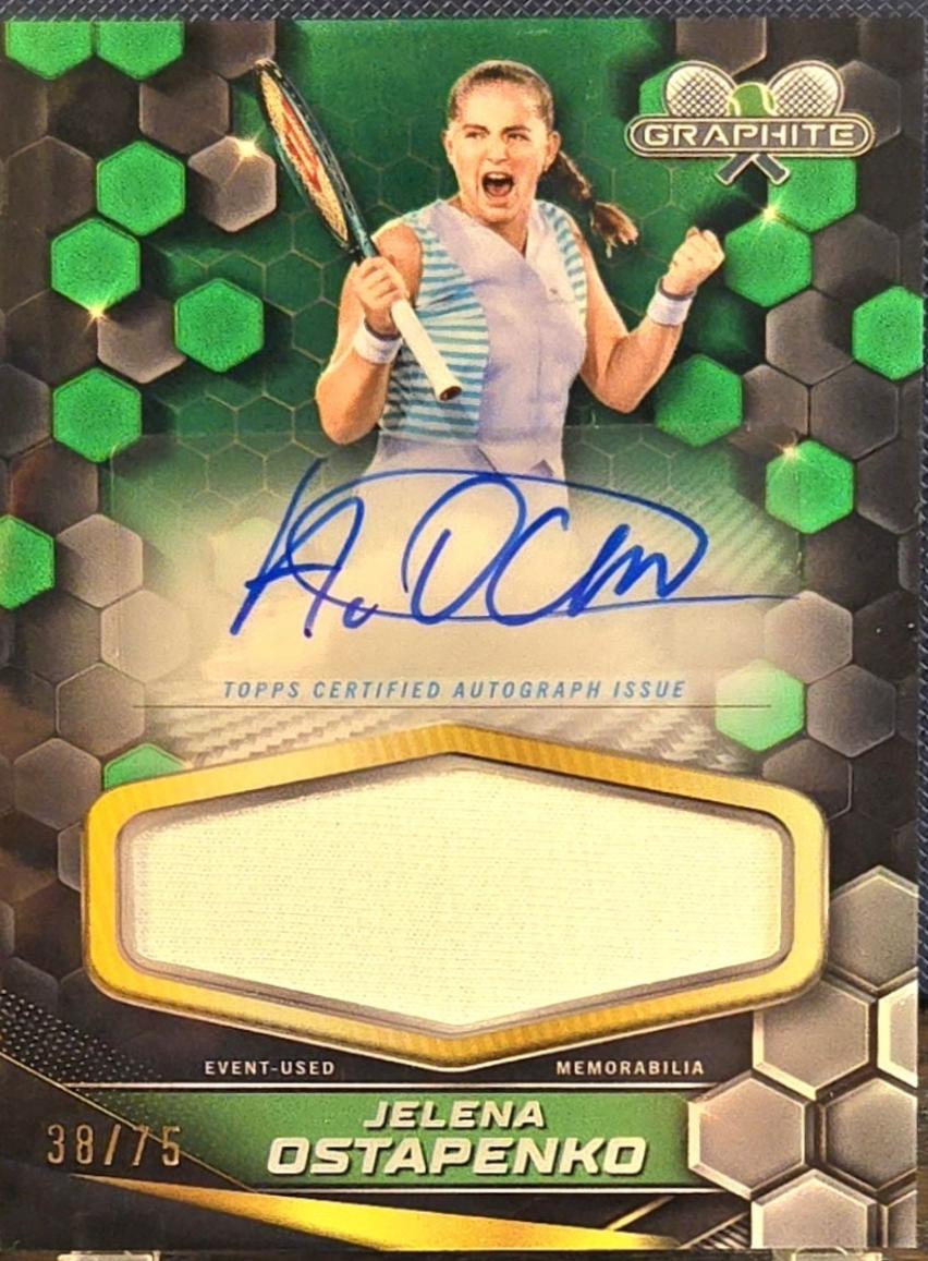 Jelena Ostapenko [Green Refractor] #GSR-JOO