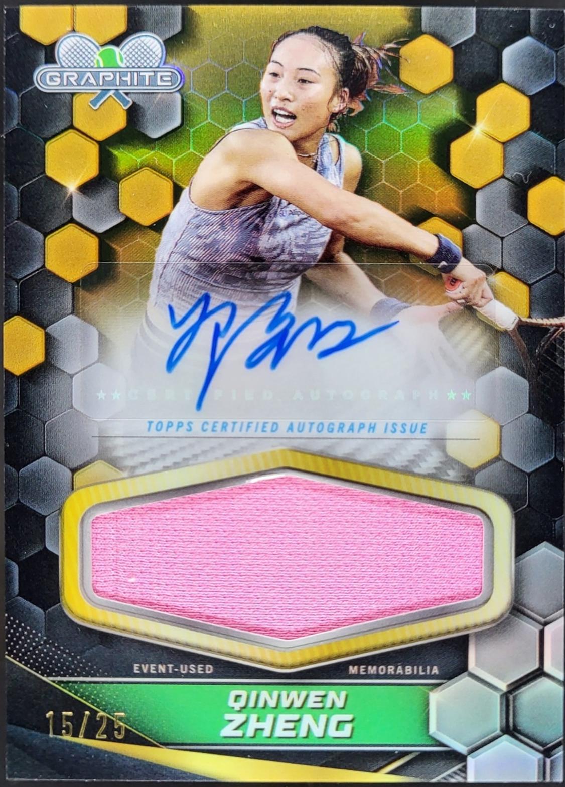 Qinwen Zheng [Gold Refractor] #GSR-QZG