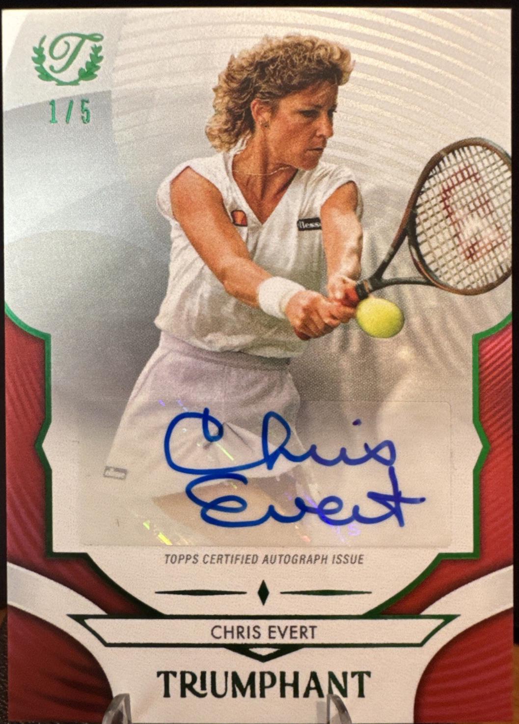 Chris Evert [Red Foil] #18-A