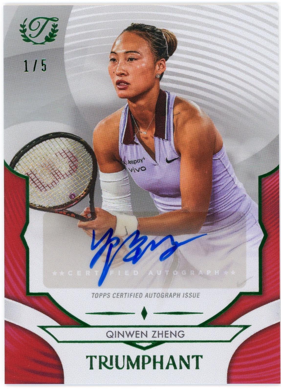 Qinwen Zheng [Red Foil] #21-A