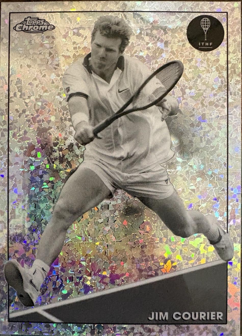 Jim Courier [Black White Mini-Diamond] #13