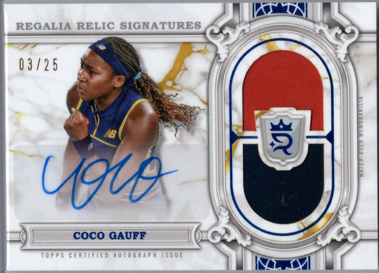 Coco Gauff [Blue] #RRS-CGF