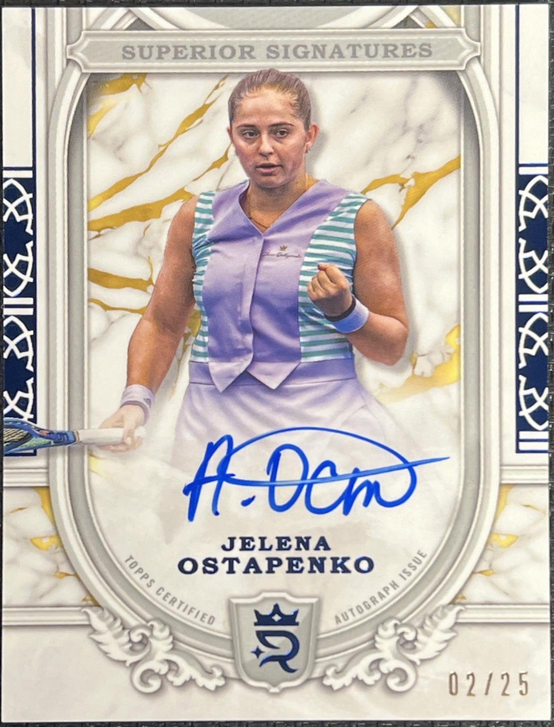 Jelena Ostapenko [Blue] #SS-JOO