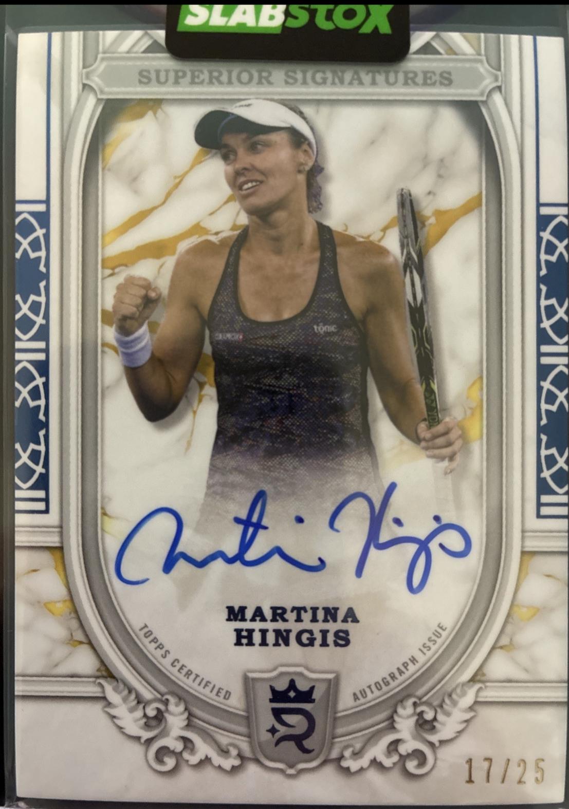 Martina Hingis [Blue] #SS-MHS