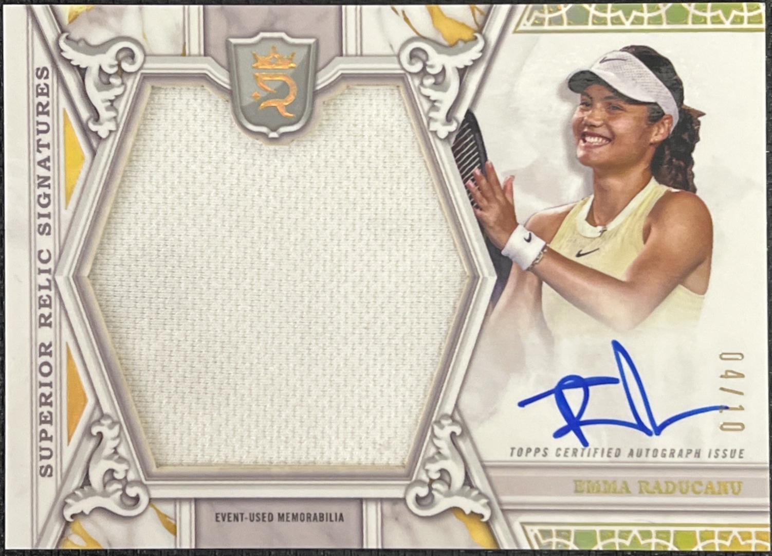 Emma Raducanu [Gold] #SRS-ER