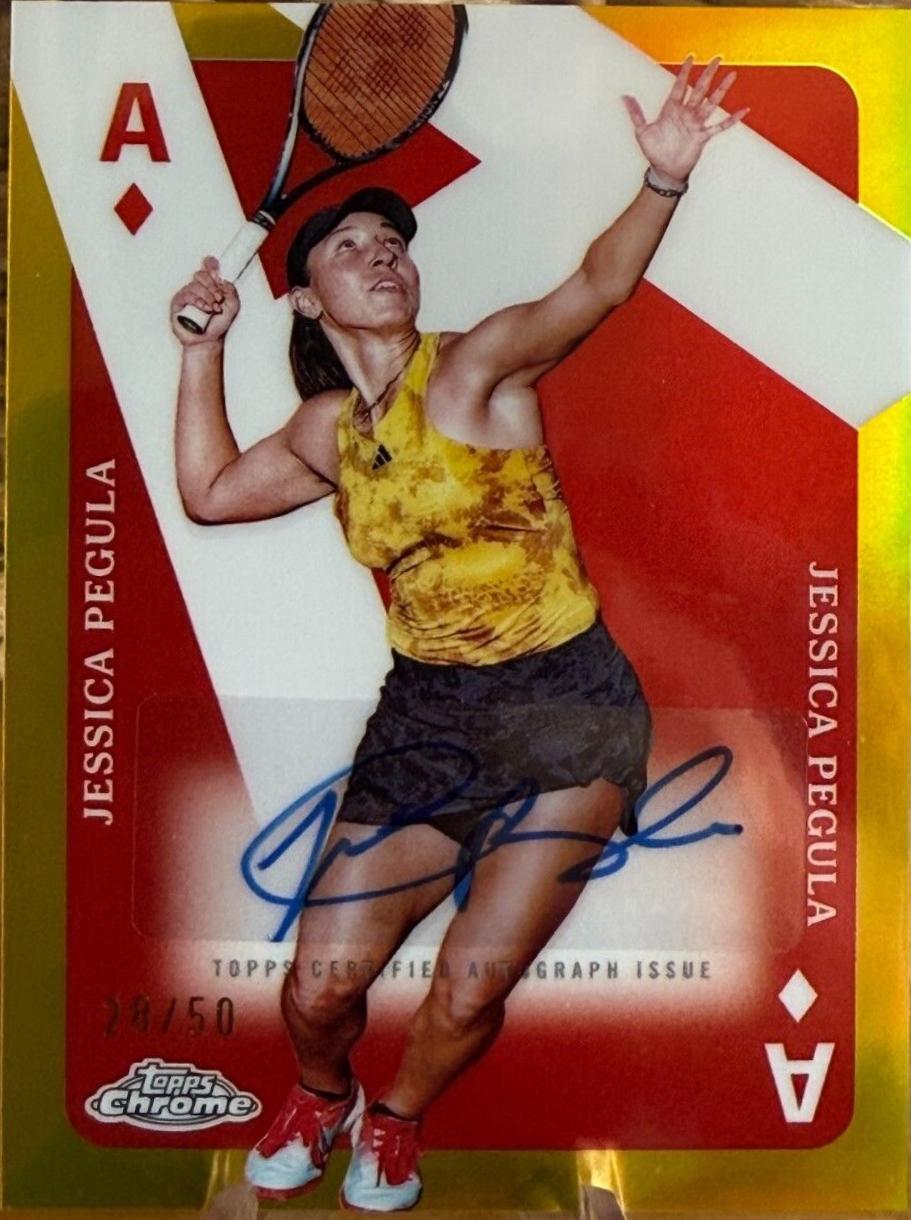 Jessica Pegula [Gold Refractor] #CAS-JP