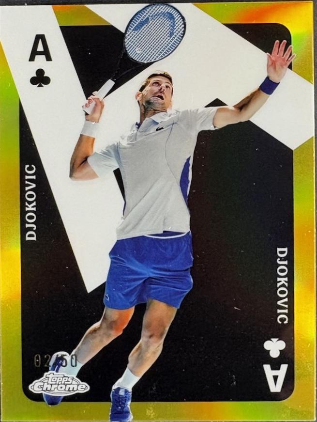 Novak Djokovic [Gold Refractor] #CAS-ND